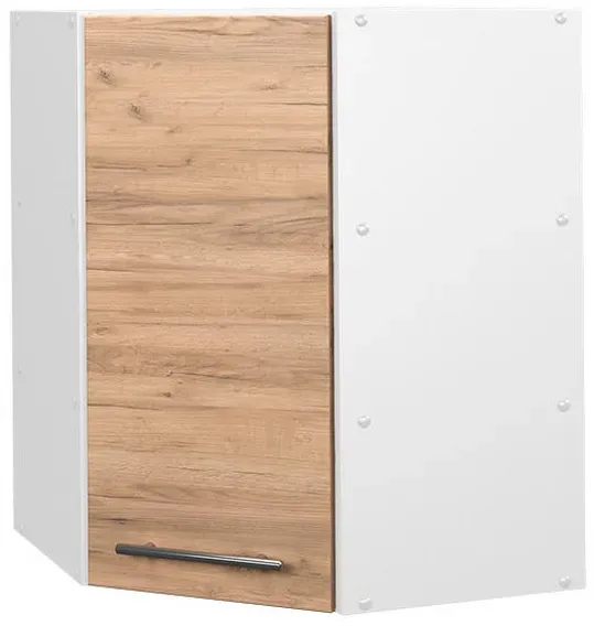 Eckhängeschrank Fame-Line 57 x 0 x 0 cm Weiß