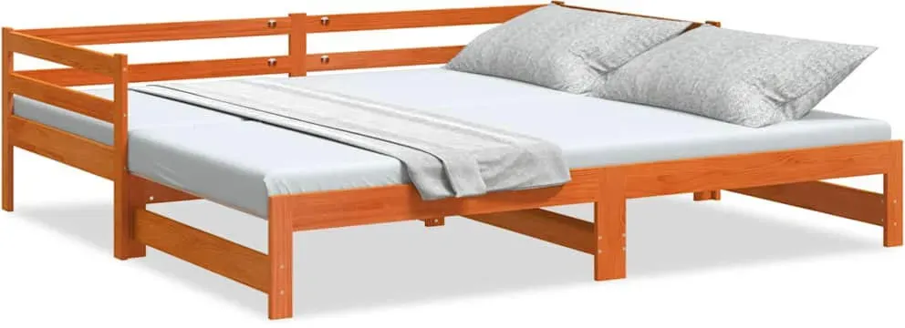 Tagesbett 80 x 200 cm Braun