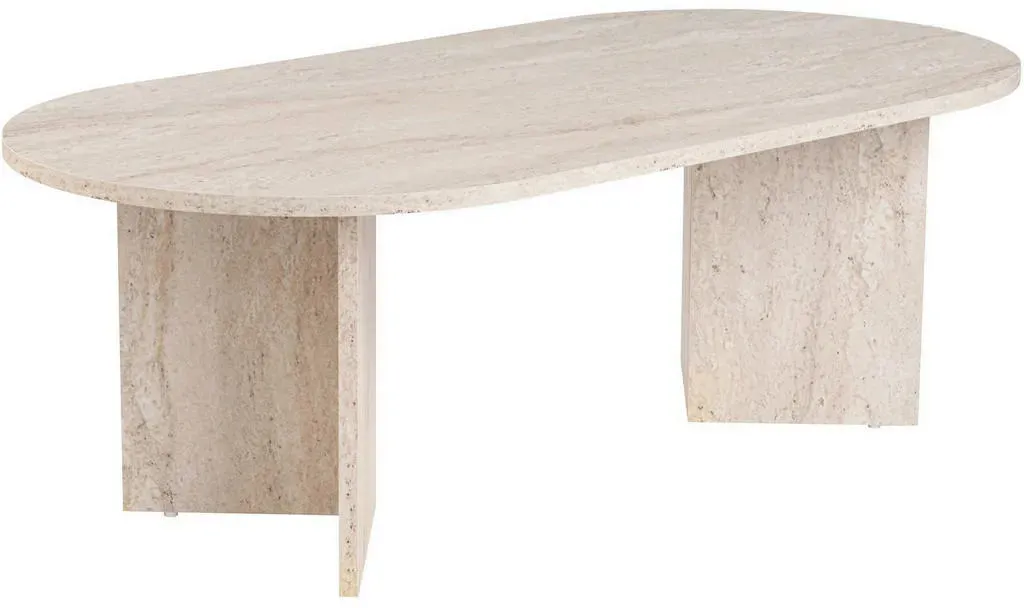 Couchtisch NEL 119x60 cm beige - Beige