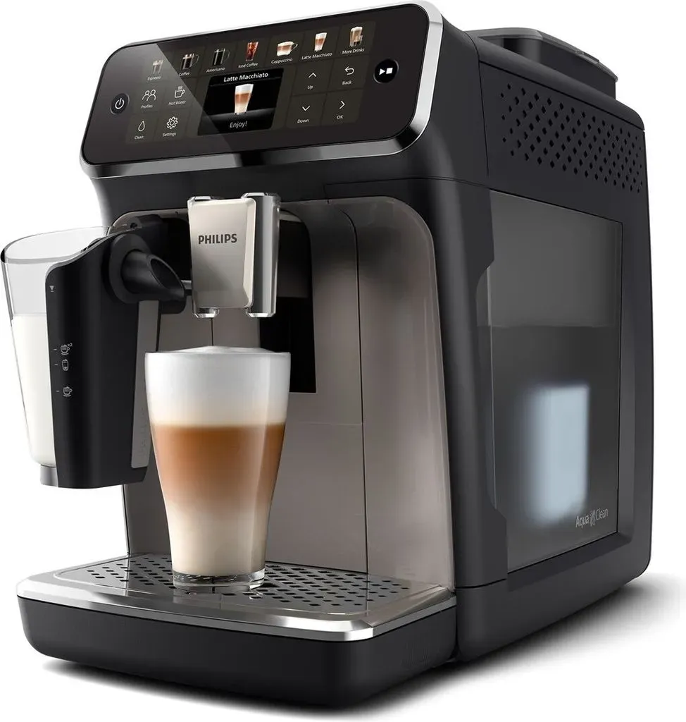 4400 Series LatteGo EP4449/70 Schwarz/Silber