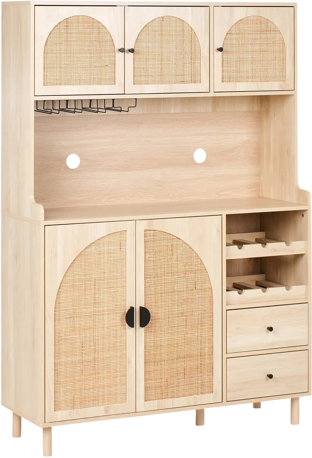 Buffetschrank Campbellton 120 x 40 x 173 cm Braun