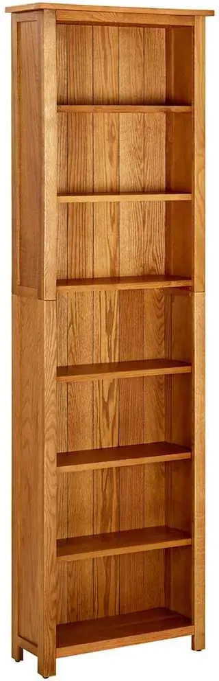 Bücherregal 7 Fächer 60 x 22 x 200 cm Braun