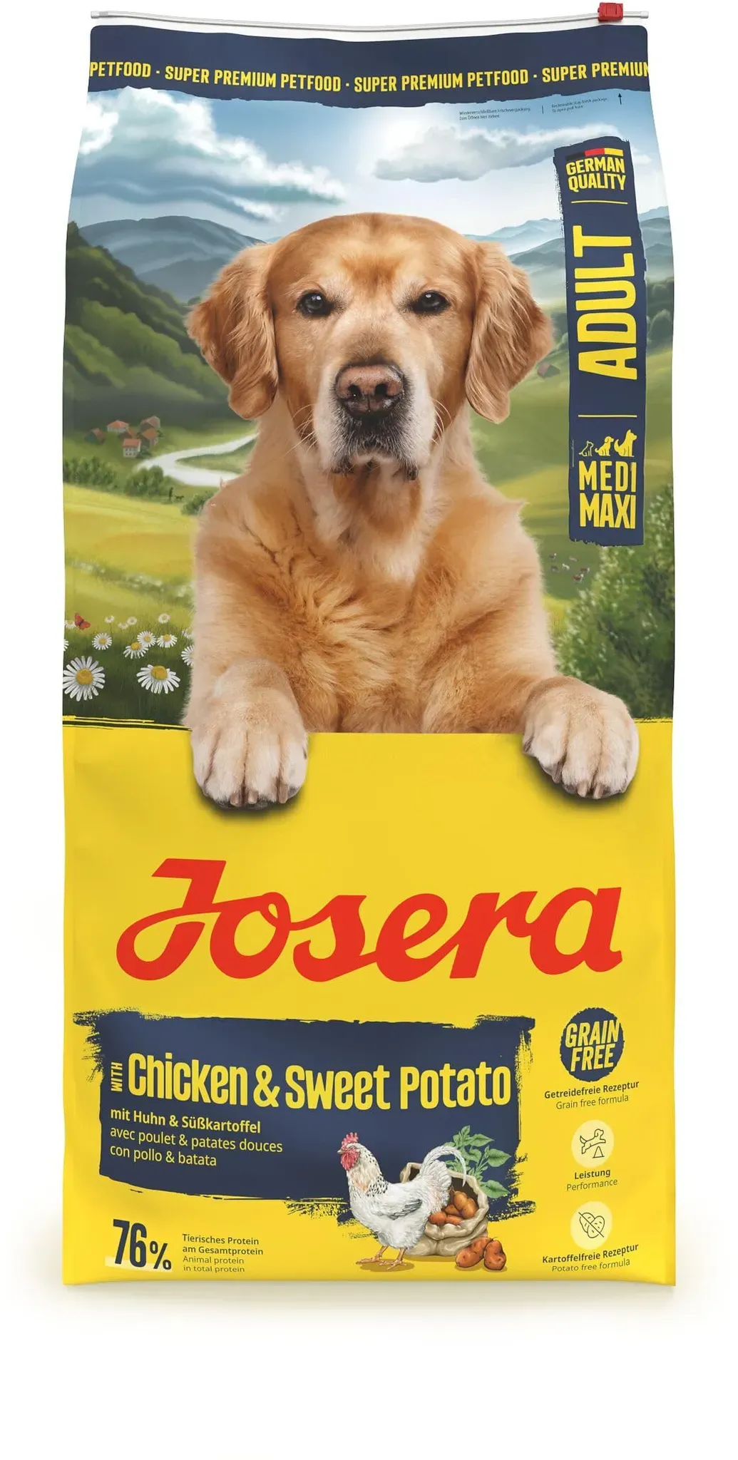 Medi/Maxi Adult Huhn & Süßkartoffel 12,5 kg