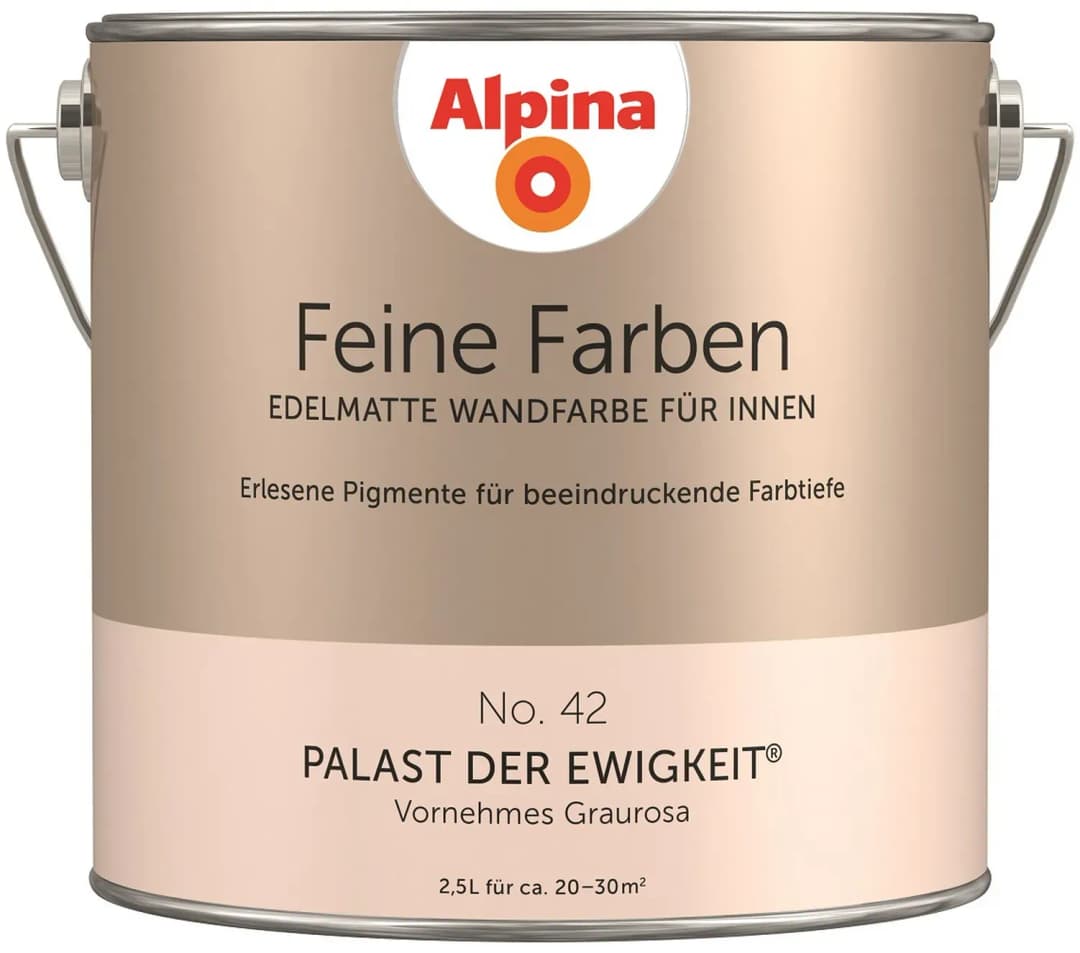 Feine Farben No. 42 Palast der Ewigkeit Rosa edelmatt 2,5 l