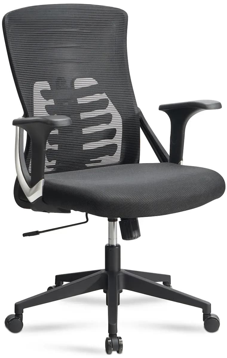 Bürostuhl Mesh-Bezug Schwarz