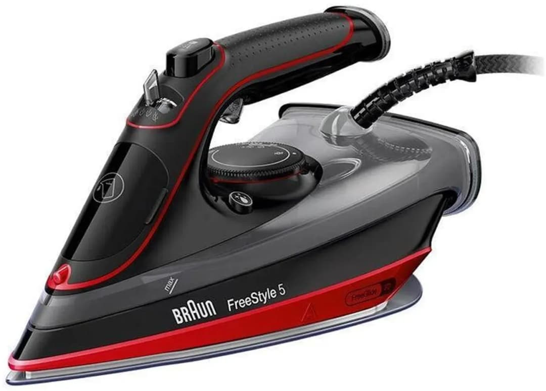 Ferro stiro vapore Braun 0127406020 FREESTYLE 5 SI5057RD Black e Red