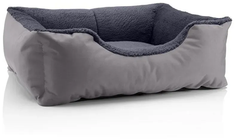 Hundekissen TEDDY 70 x 55 cm grau