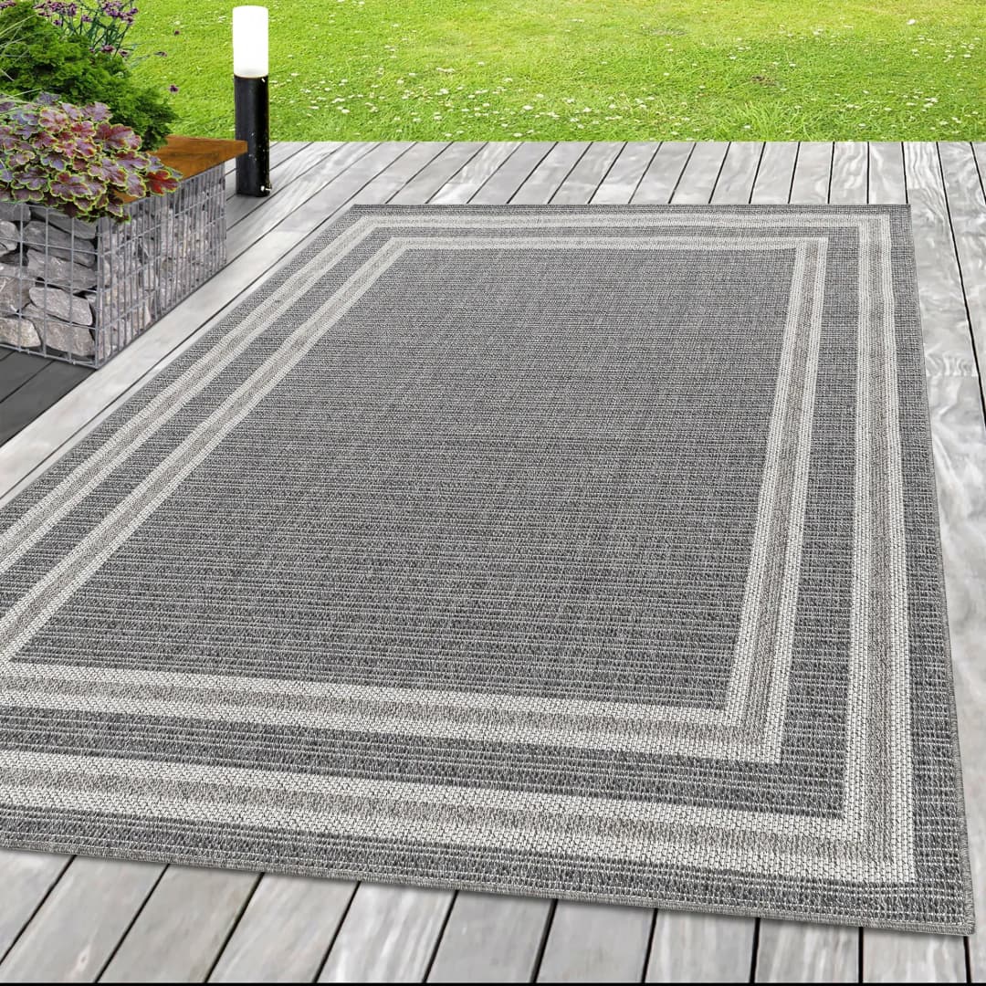 ARUBA Outdoor-Teppich 160 x 230 cm Grau
