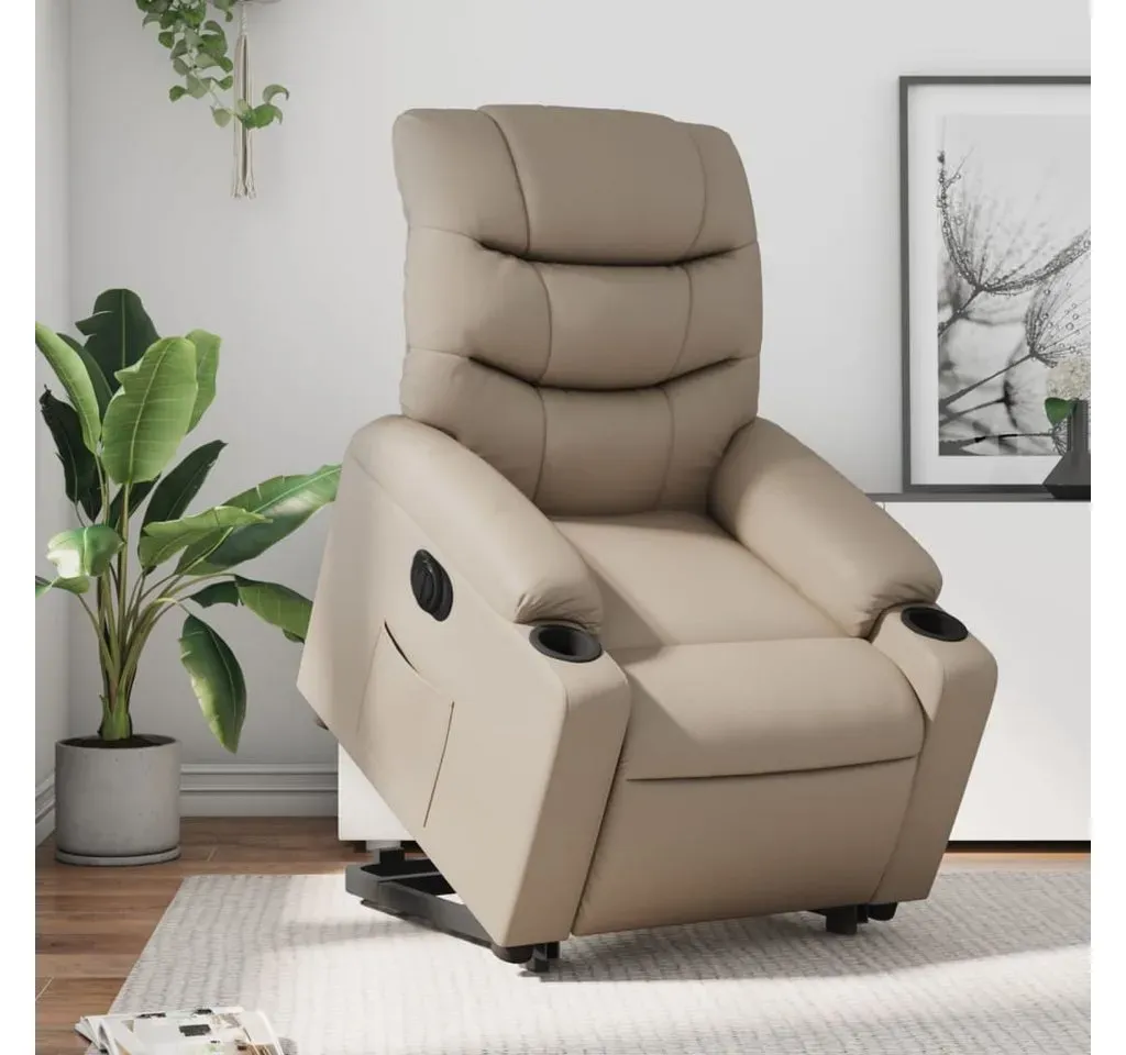 Relaxsessel mit Aufstehhilfe Elektrisch Kunstleder 93 x 99,5 x 0 cm Braun