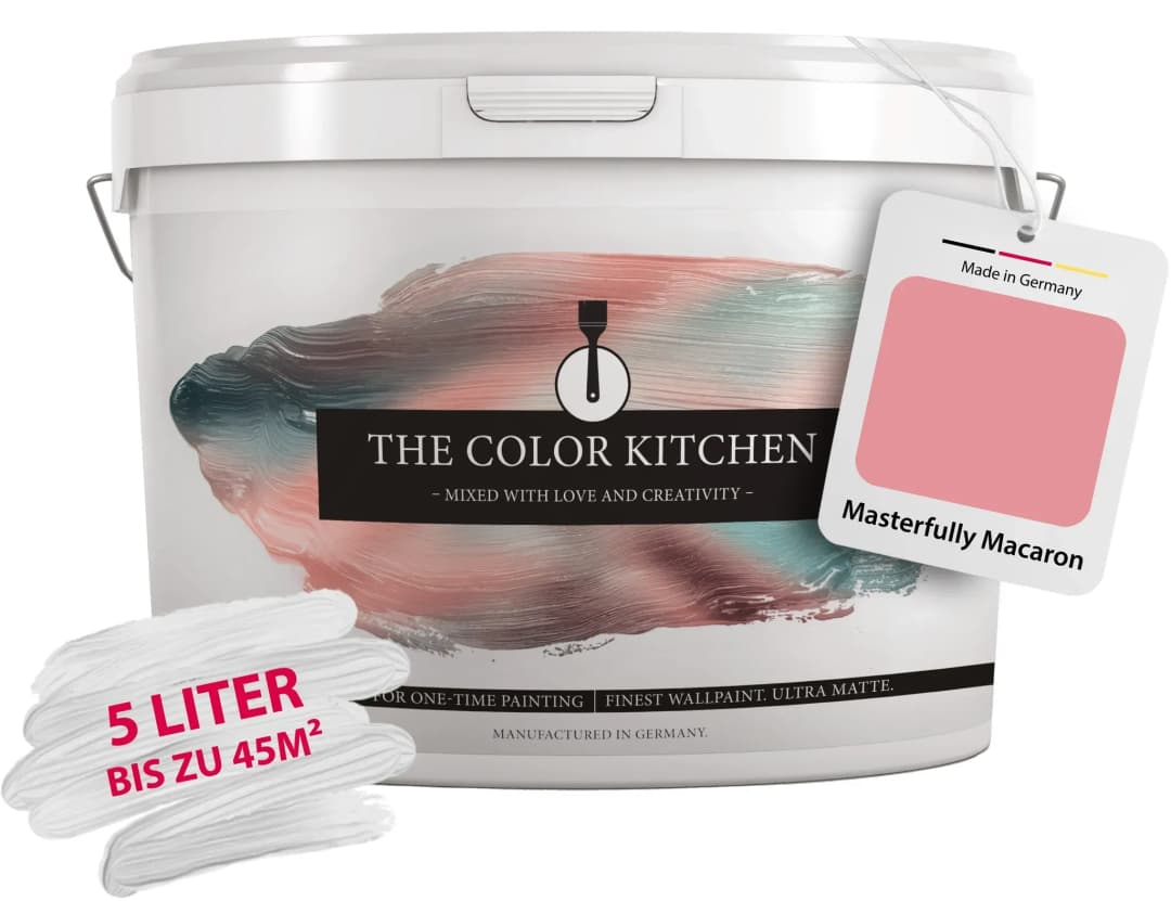 Wandfarbe Masterfully Macaron Pink matt 5 l