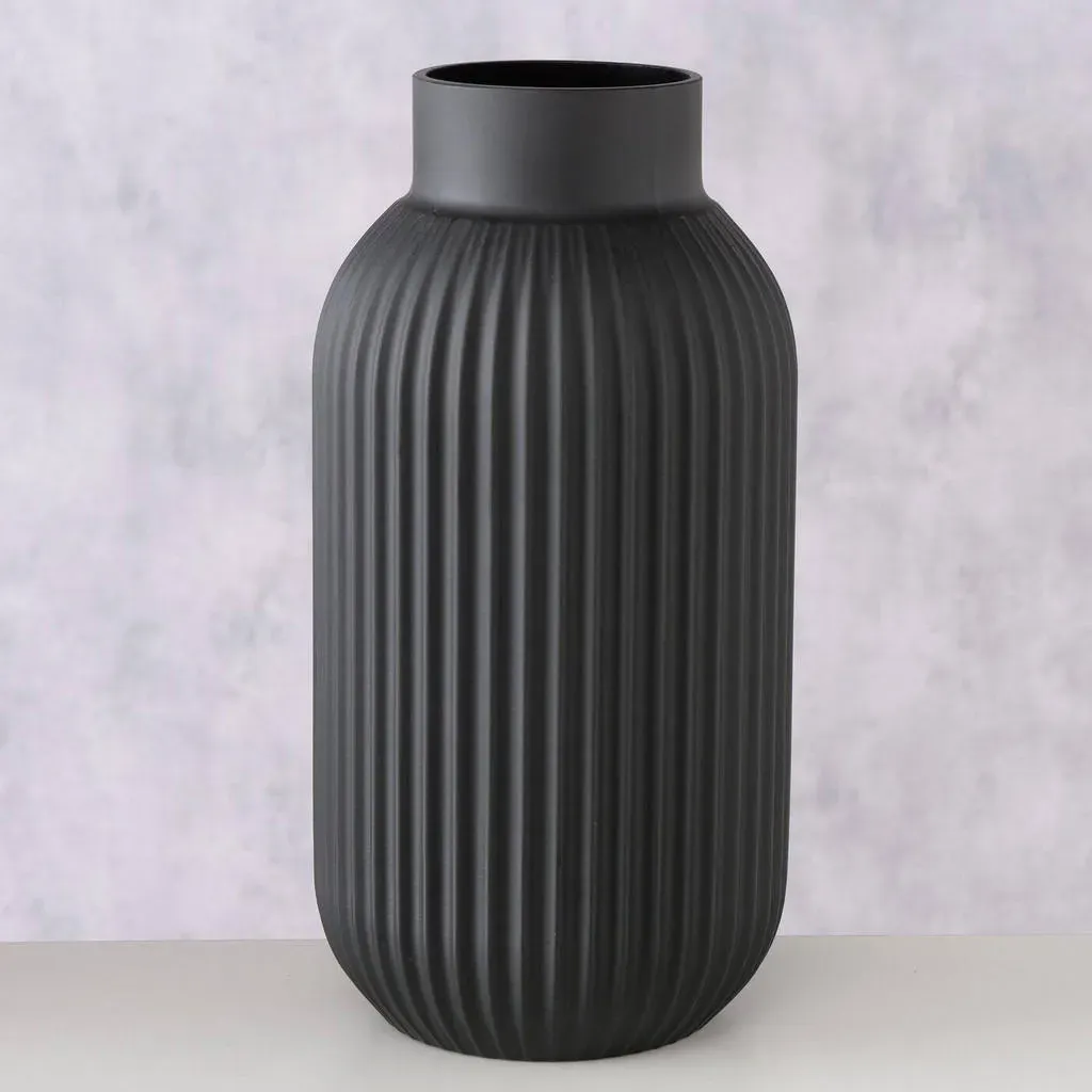 Vase Nordika Schwarz 30 cm