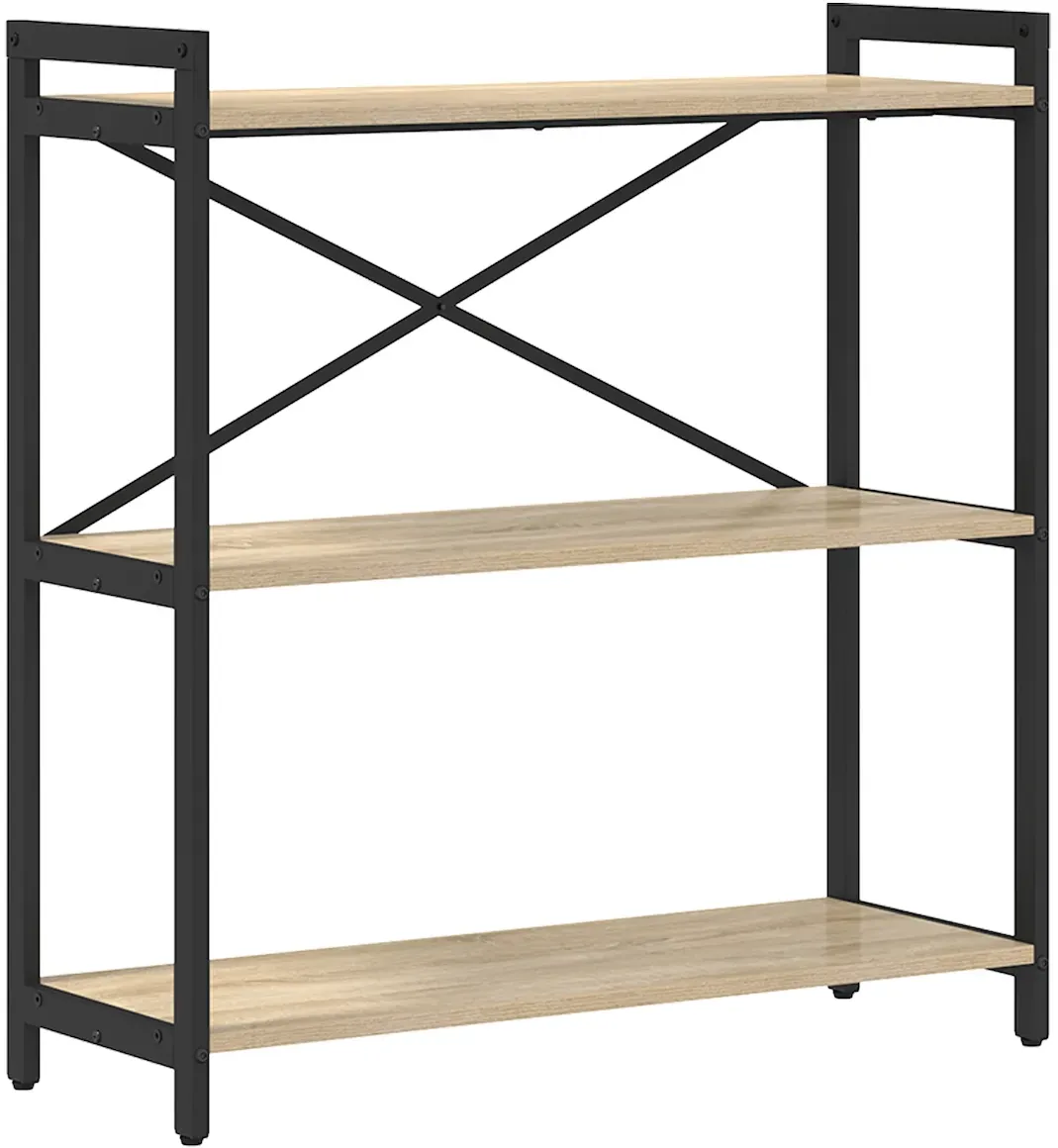 Bücherregal 80 x 30 x 83 cm Sonoma-Eiche