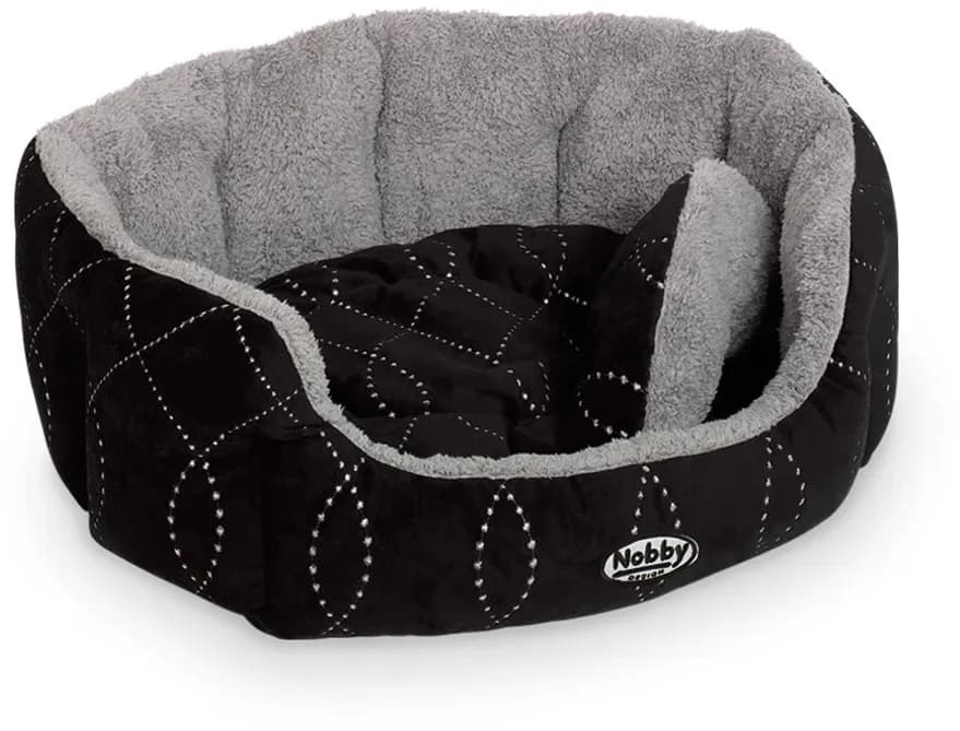 Komfortbett Ceno oval 86 x 50 cm schwarz