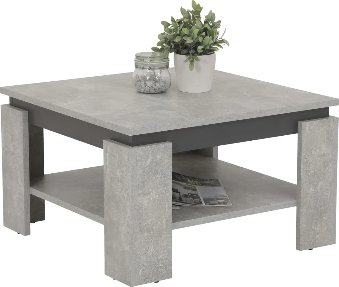 Couchtisch Tim Grau MDF 68 x 41 x 68 cm