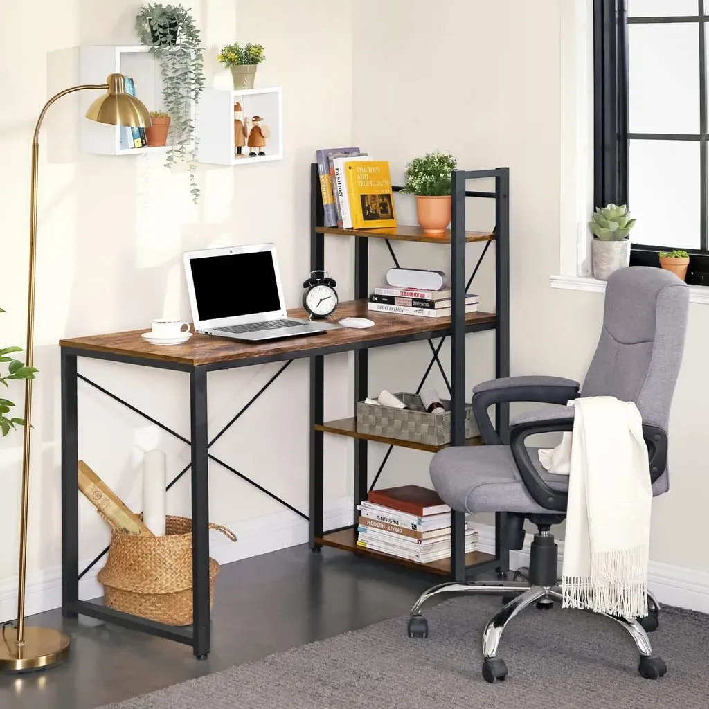 Schreibtisch 120 cm / Braun