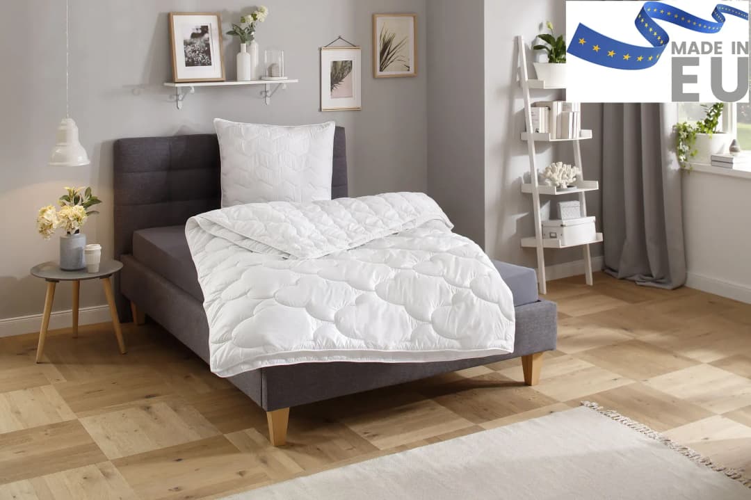 Microfaserbettdecke OTTO HOME "Mondschein, Bettdecke 135x200 cm, 155x220 cm, 200x200 cm", weiß, B:135cm L:200cm, Bezug: 100% Polyester.