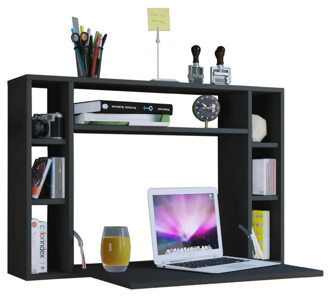 Computertisch hängend Klapptisch Wandschreibtisch Maße ca. 90x20x60cm