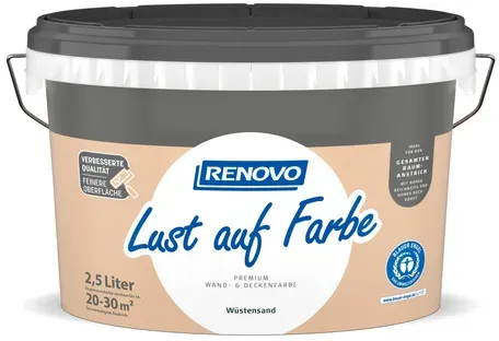 Lust auf Farbe Wüstensand matt 2,5 l