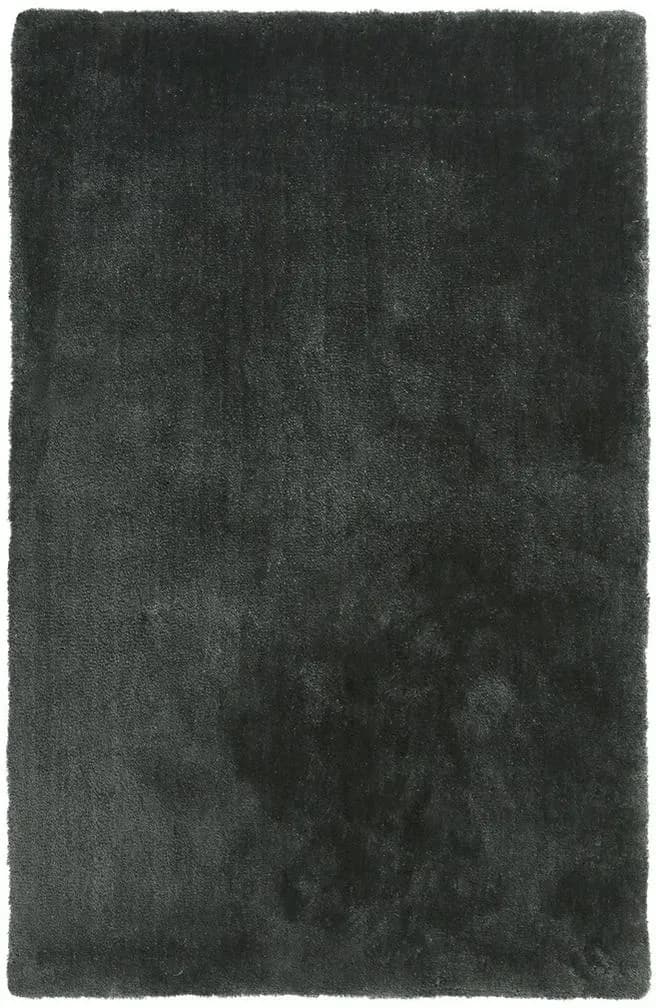 Relaxx Hochflorteppich 80 x 150 cm anthrazit/grün