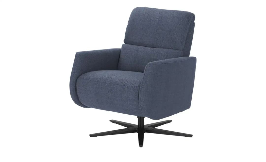 Funktionssessel Aramo Mikrofaser 75 x 100 x 90 cm Blau elektrisch