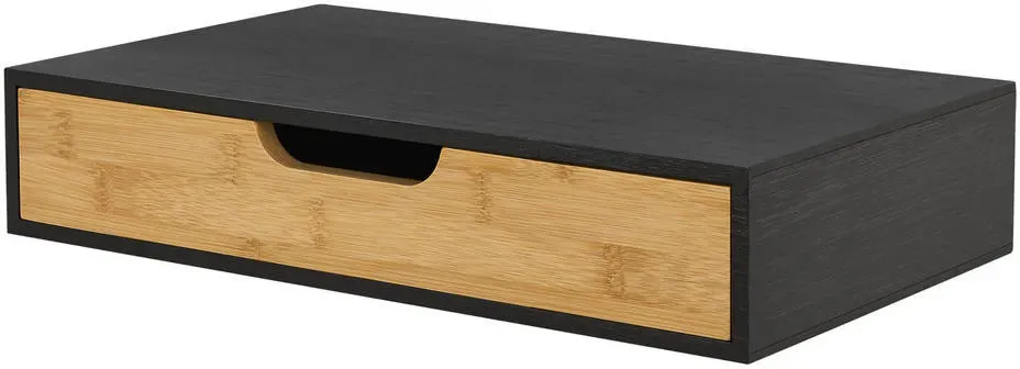 Wandregal Bokn 40 x 24 x 8 cm Schwarz