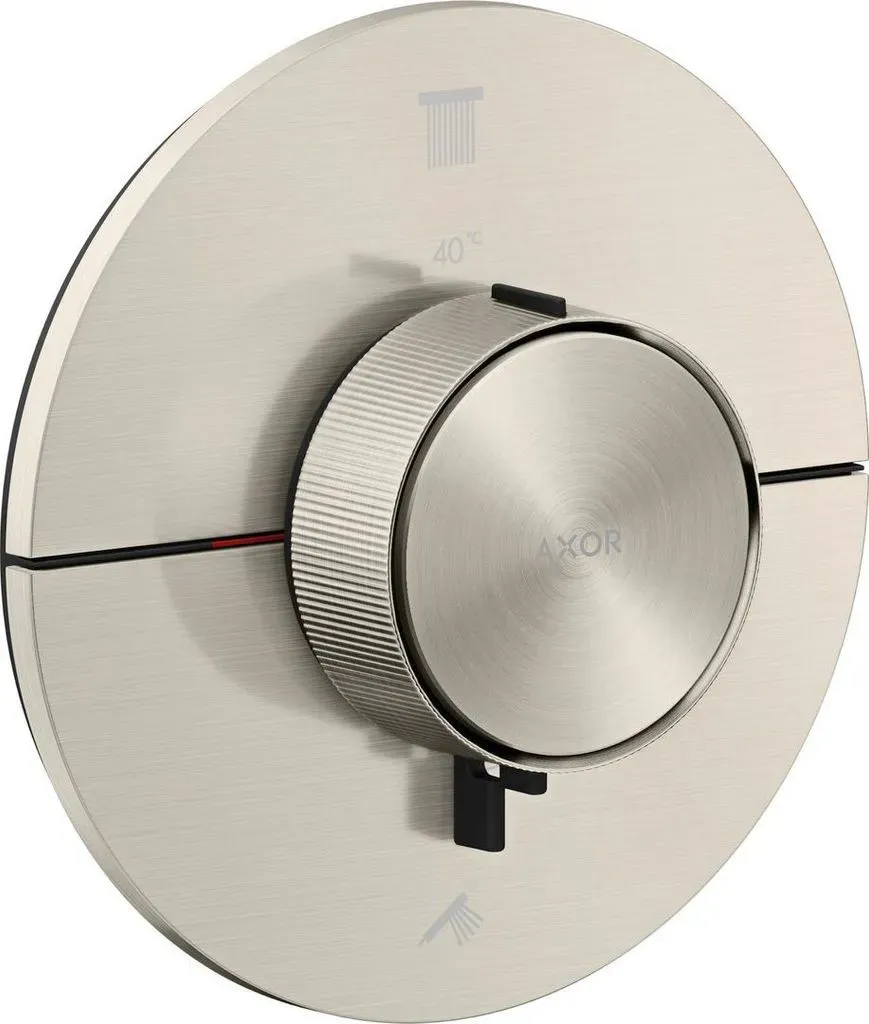 ShowerSelect ID Duschthermostat rund für 2 Verbraucher Edelstahl 36750800