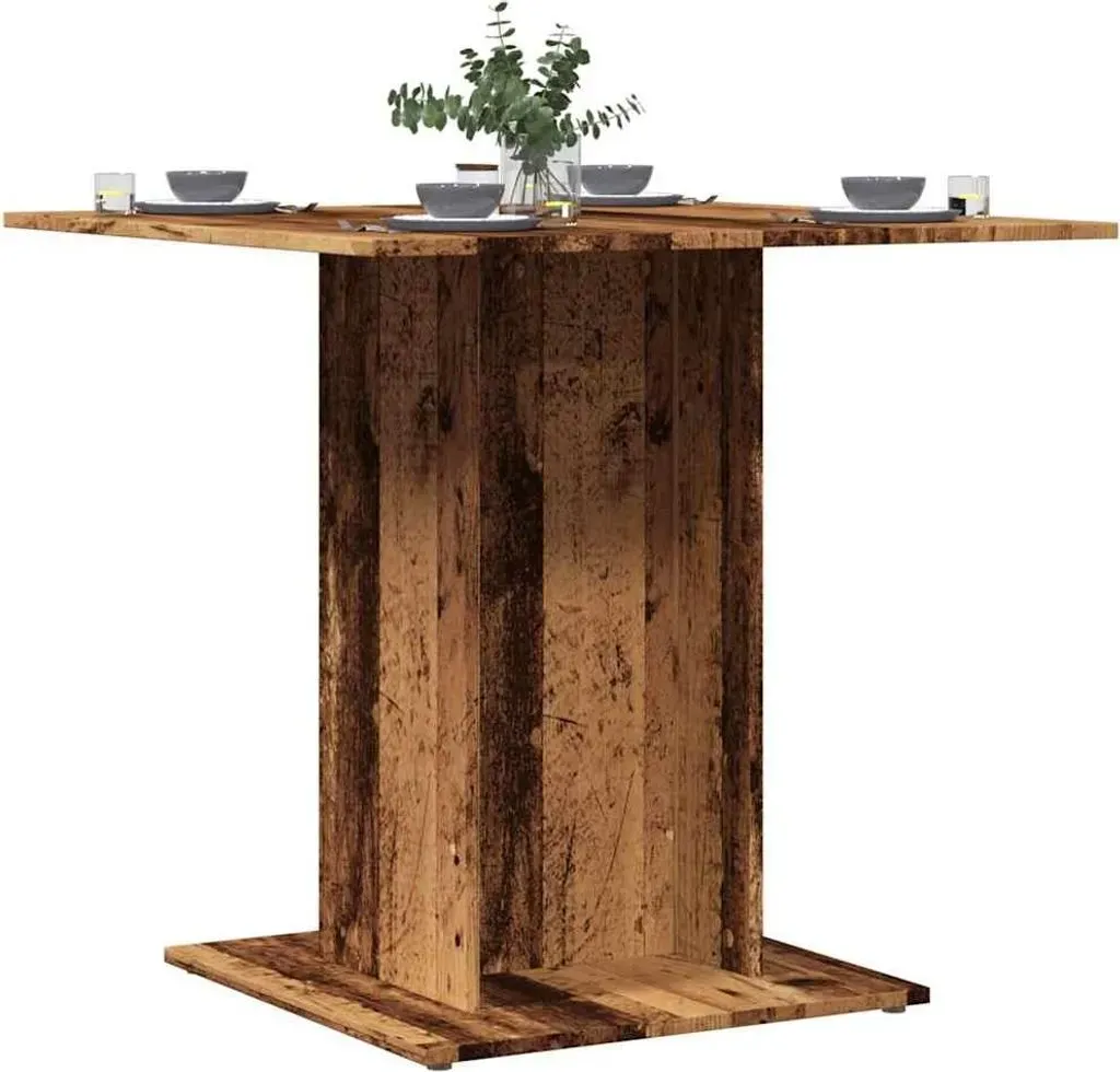 Esstisch 80 x 75 x 80 cm braun
