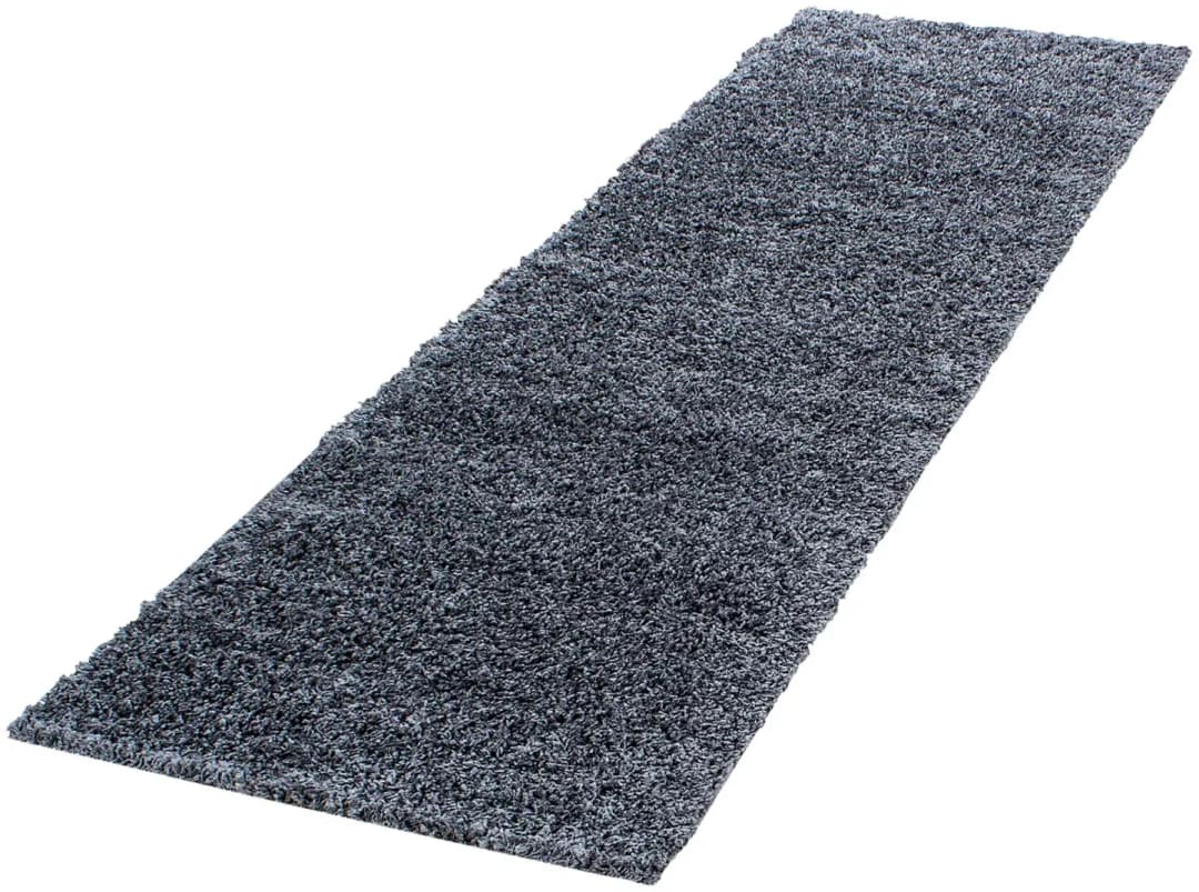Life Hochflorteppich 60 x 110 cm Grau