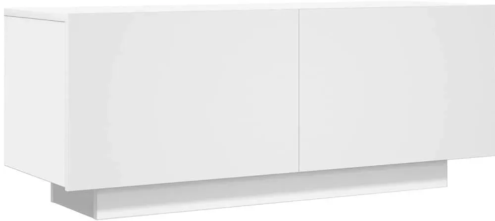 TV-Schrank Lowboard 100x35x40 cm Weiß Holzwerkstoff
