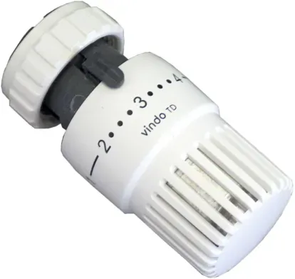 Vindo TD Heizkörperthermostat 7-28 °C mit Klemmverbindung und Nullstellung
