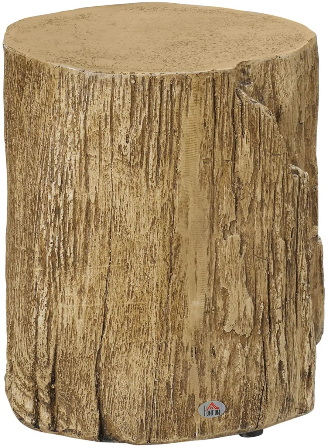 Beistelltisch Baumstumpf-Optik Naturholz 37 x 43 cm