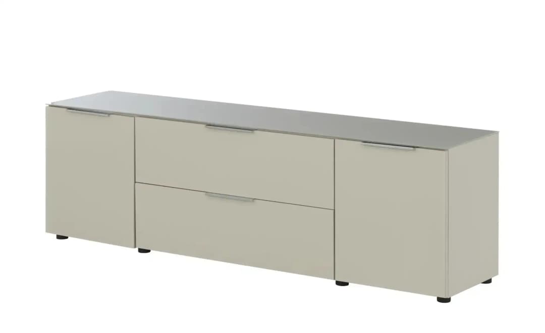 BELEM Lowboard 180x55x40 cm Beige Holzwerkstoff
