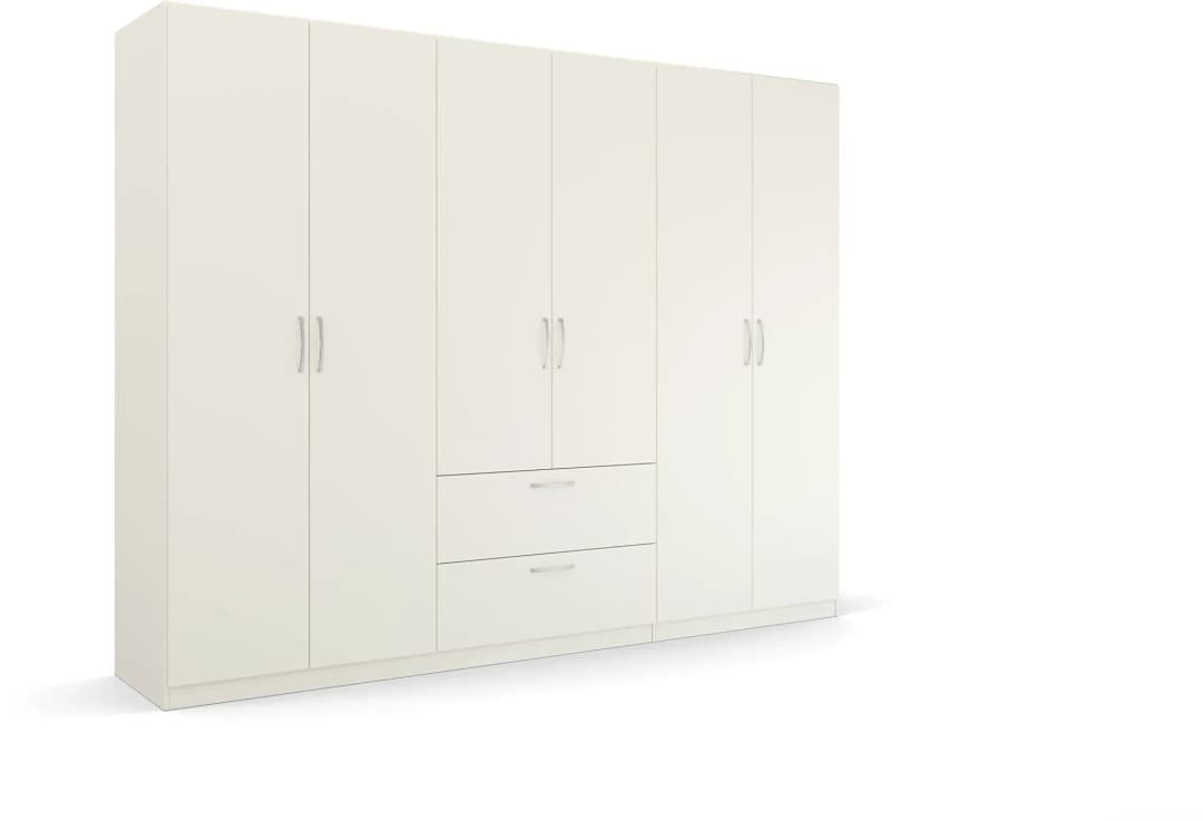 Drehtürenschrank Pure by Quadra Spin 271 x 210 x 54 cm Weiß
