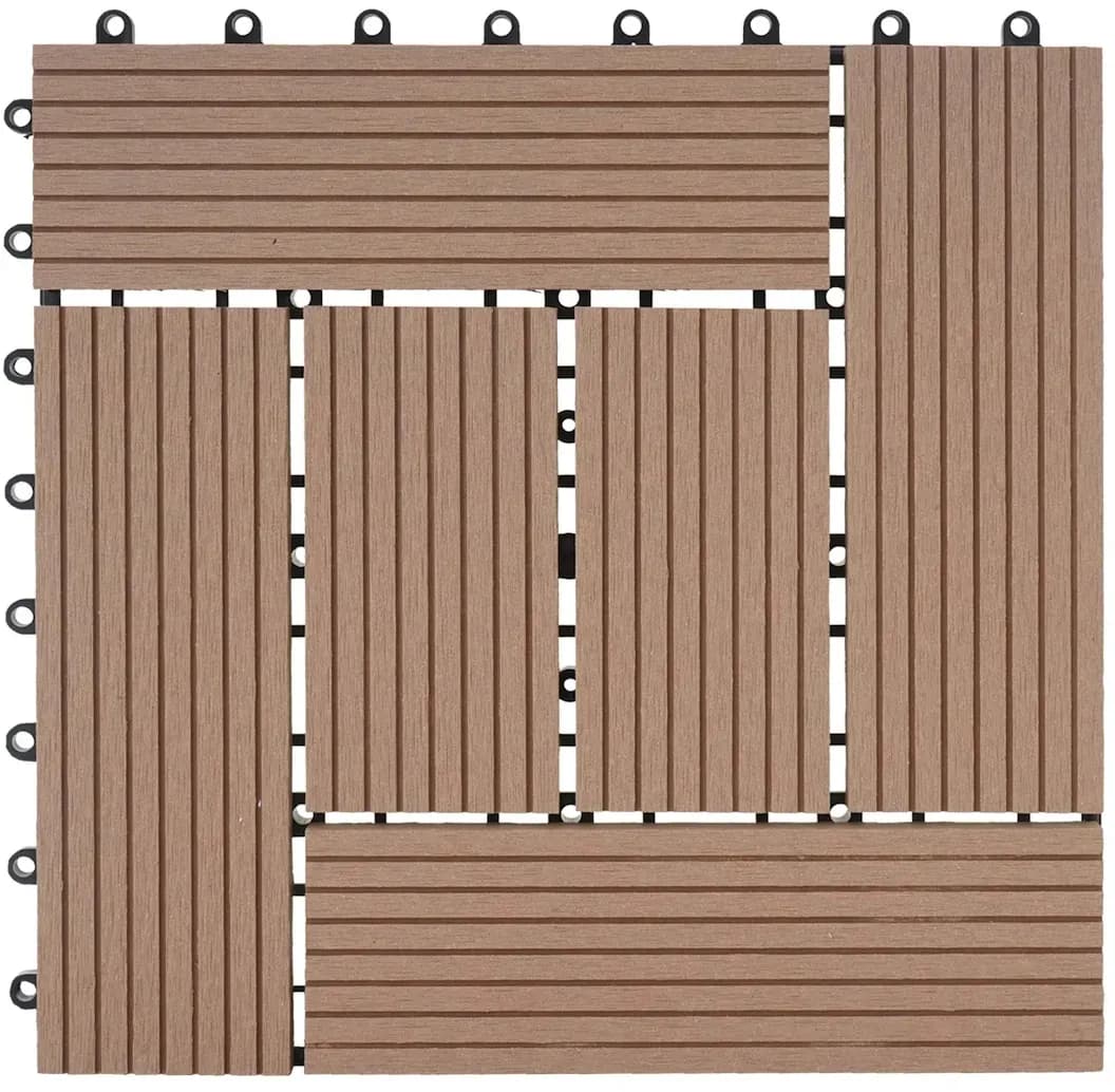 WPC Bodenfliese Rhone beige 30 x 30 cm 11 St.