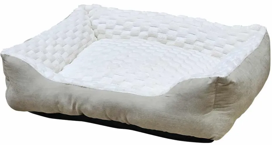 Hundebett Diamond 60 x 50 cm cream
