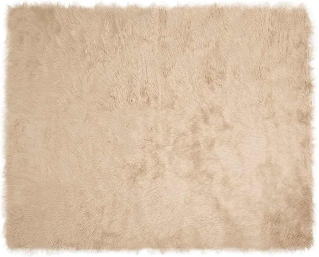 Tafalla Fellteppich 200 x 280 cm Beige