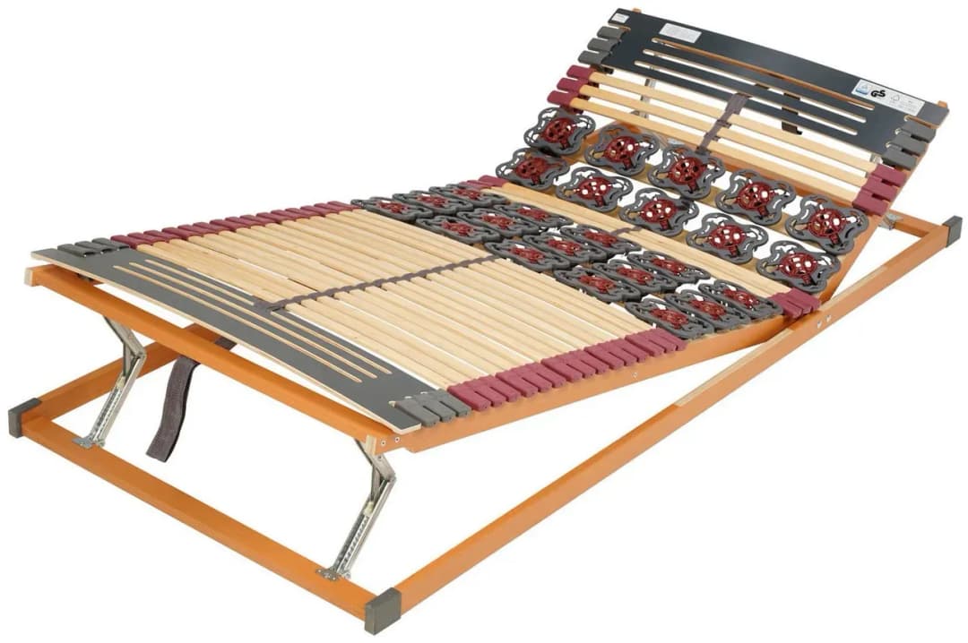 Rhodos Komfort KF 7 Zonen Lattenrost Kopf- und Fußteil verstellbar 100 x 200 cm