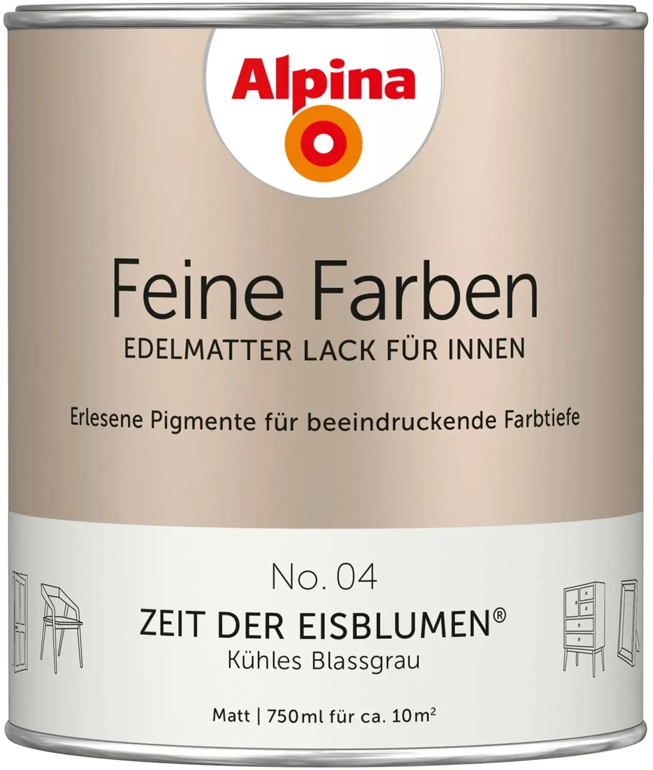 Feine Farben Lack 750 ml No. 04 zeit der eisblumen