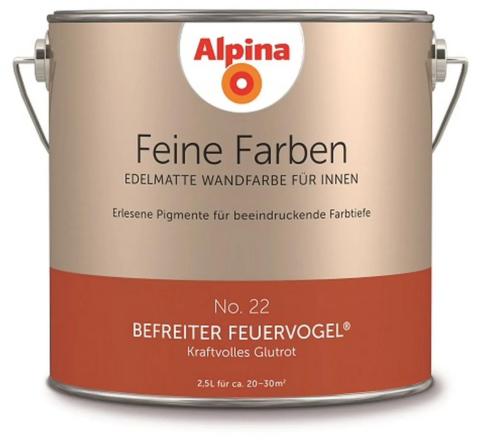 Feine Farben 2,5 l No. 22 befreiter feuervogel