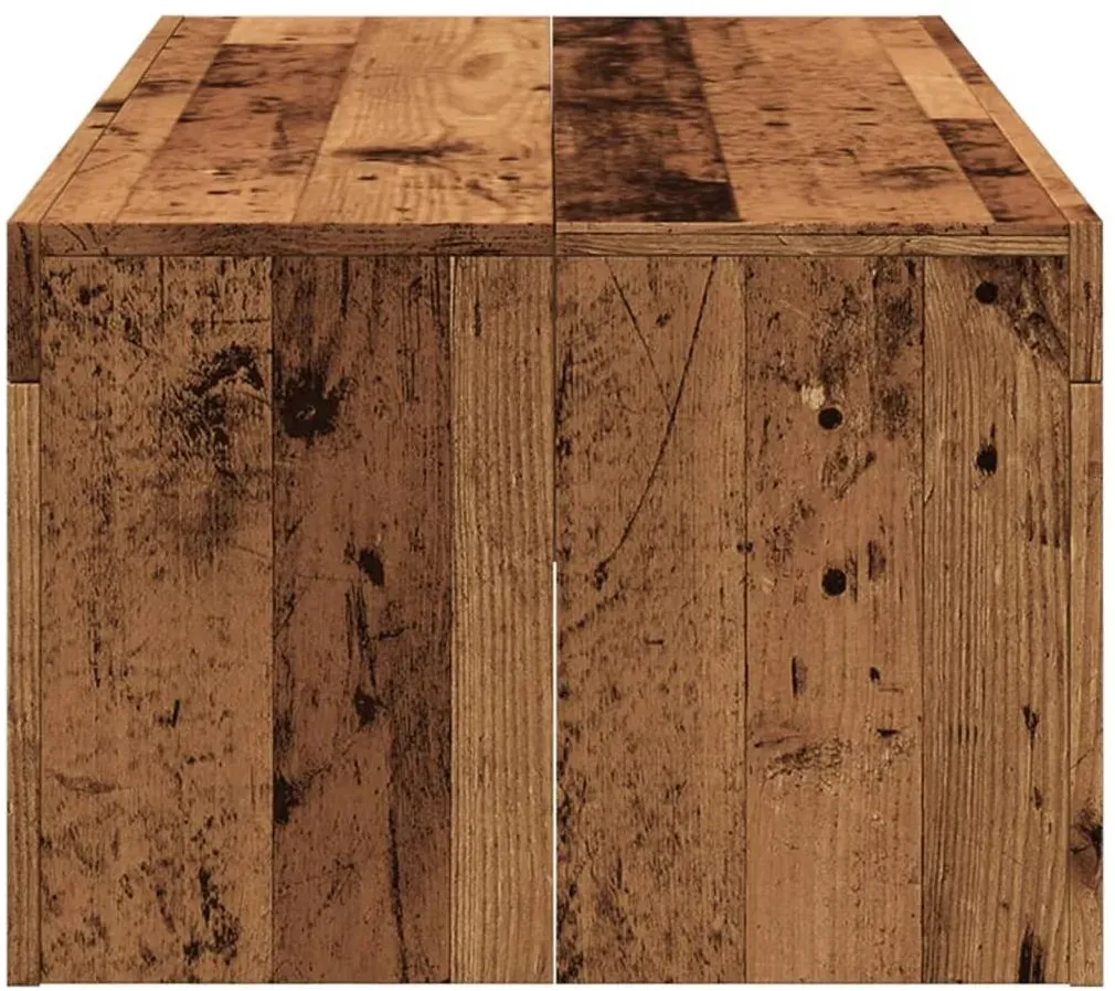 Couchtisch Altholz-Optik Braun Holzwerkstoff 102 x 50 x 35 cm