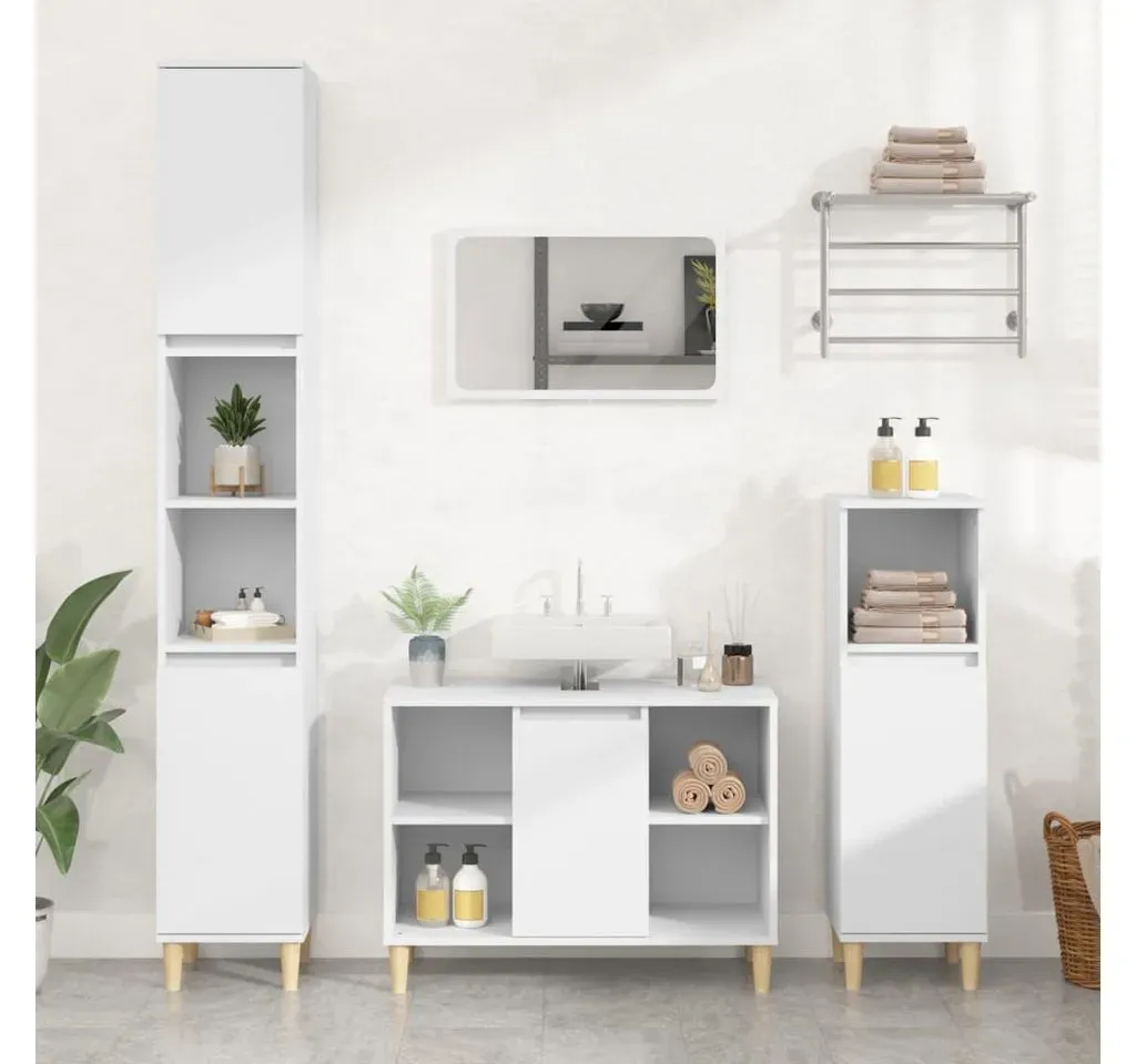 Badmöbel-Set Modell 12 3-tlg. Weiß