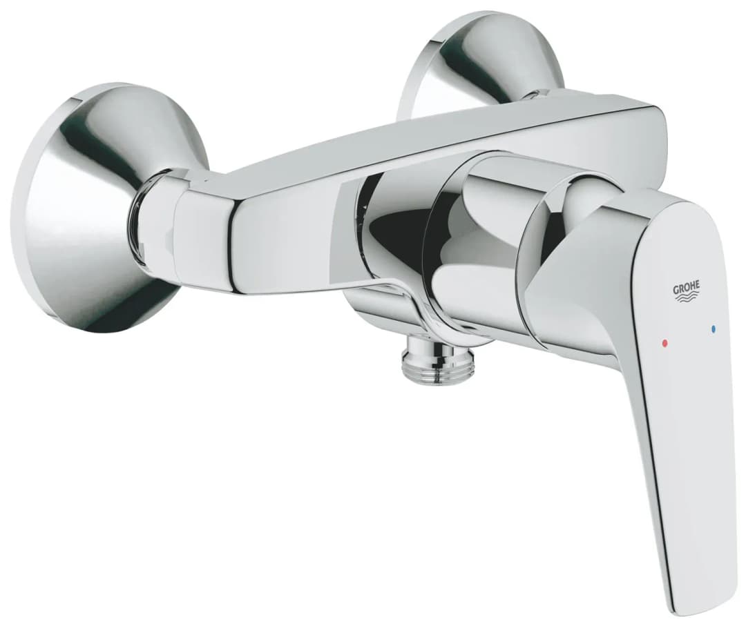 BauFlow Einhandmischer Wandmontage chrom 23755000