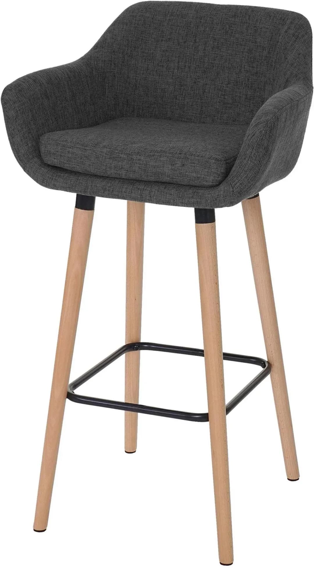 Barhocker Vaasa T381 Textil dunkelgrau