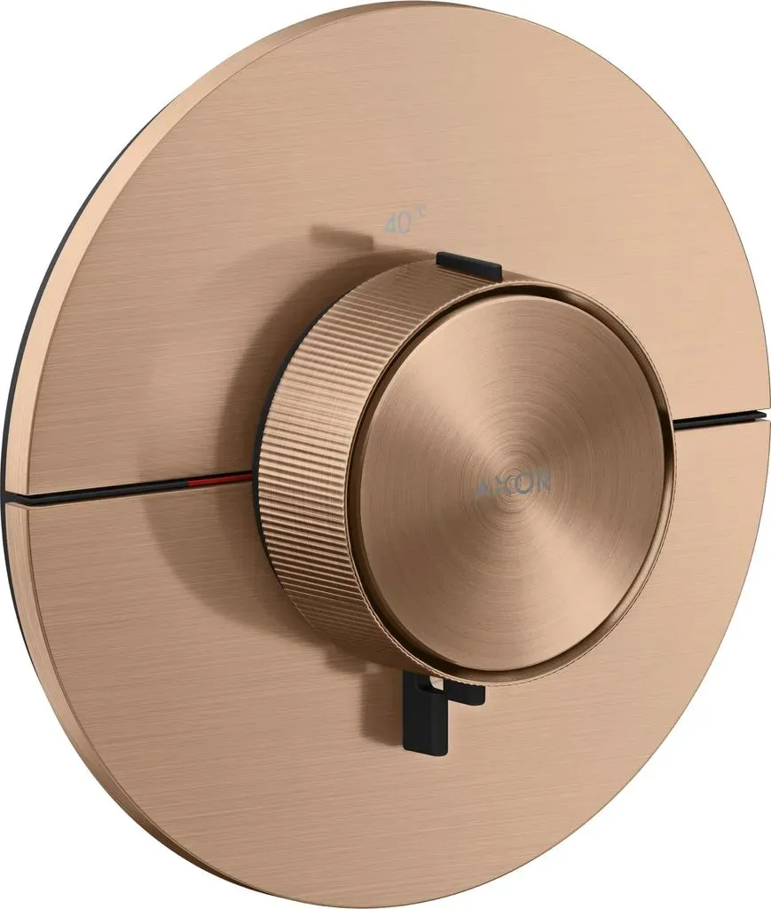 ShowerSelect ID Duschthermostat rund für 1 Verbraucher Brushed Red Gold 36759310