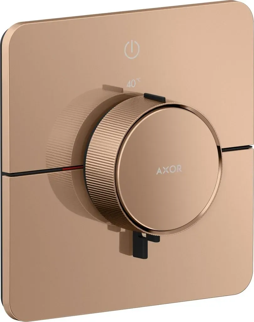 ShowerSelect ID Duschthermostat softsquare für 1 Verbraucher Polished Red Gold 36758300