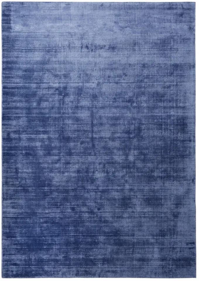 Shine uni Kurzflorteppich 250 x 350 cm navy