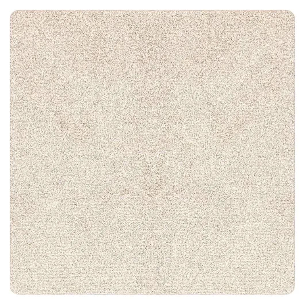 Shaggyteppich 200 x 200 cm Creme
