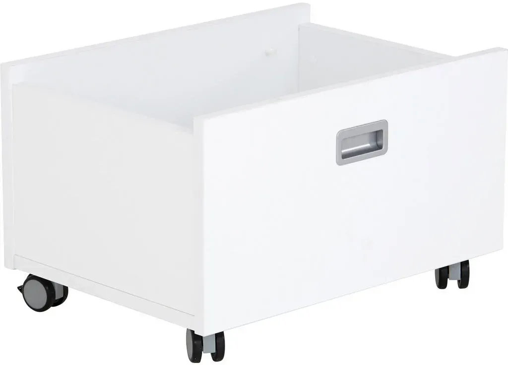 Schieberegal Rollbox 65 x 47 x 40,4 cm Weiß