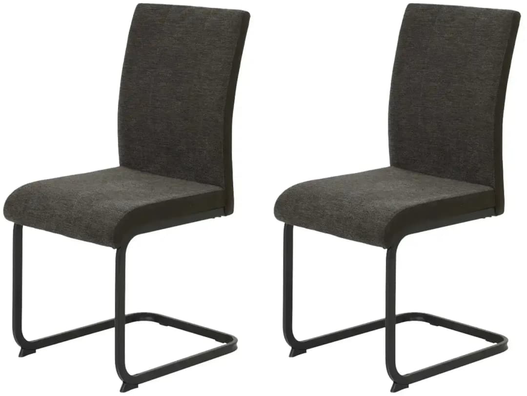 Freischwinger LINN Polyester braun 2er Set