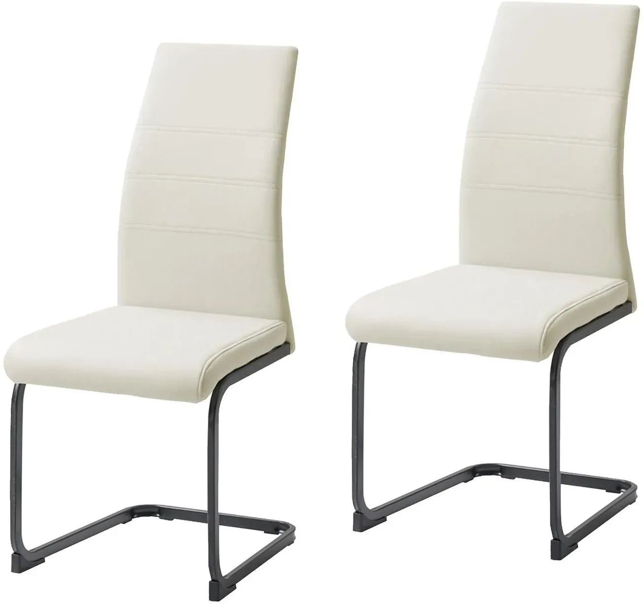 Schwingstuhl SallyP Kunstleder beige 2 Stk.